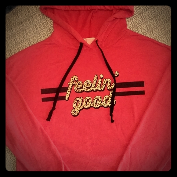Rebellious One Sweaters - 🎃$4/20 Coral 'Feelin' Good' Hoodie